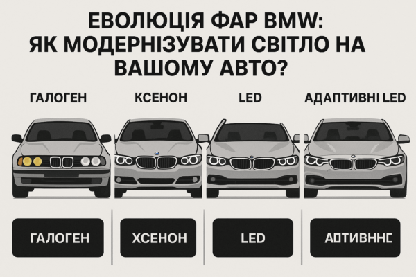 Еволюція фар BMW: як